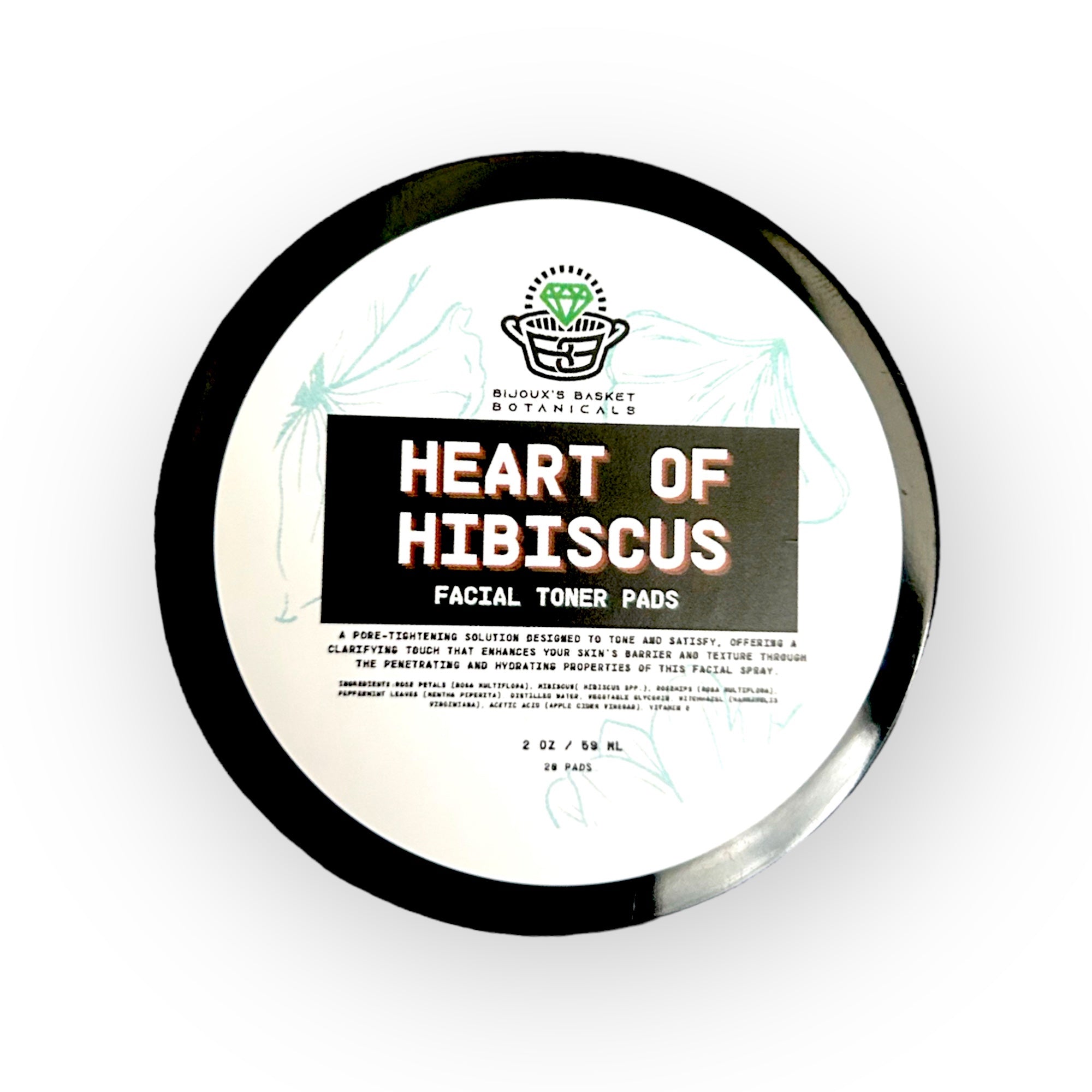 Heart of Hibiscus Facial Toning Pads